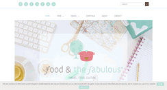 Desktop Screenshot of foodandthefabulous.com