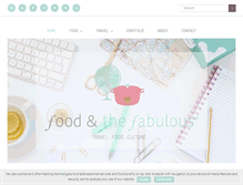 Tablet Screenshot of foodandthefabulous.com